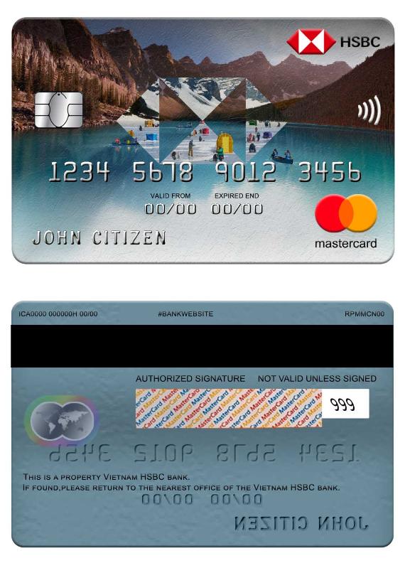 Vietnam HSBC bank mastercard